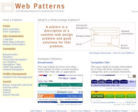 webpatterns