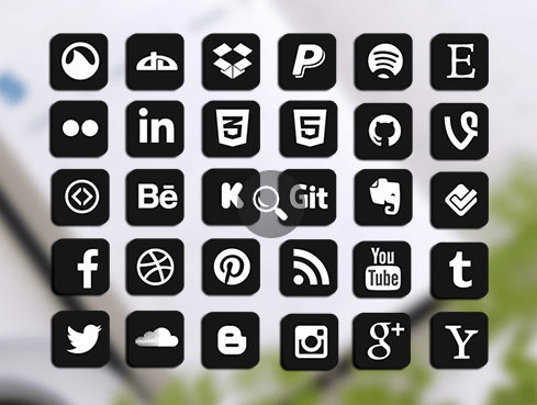 Vector Icon Social Media Pack