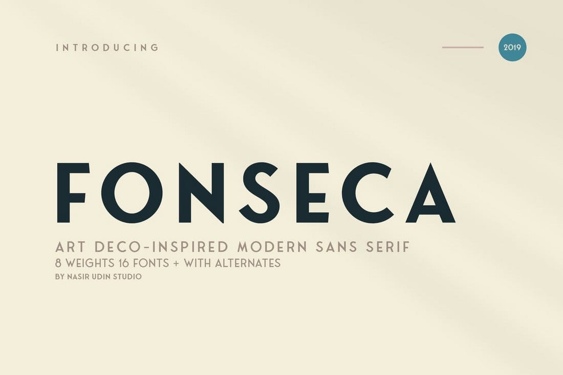 Fonseca - Art Deco Schriftfamilie