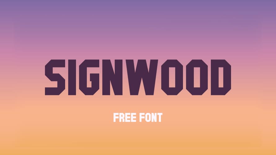 Signwood Font