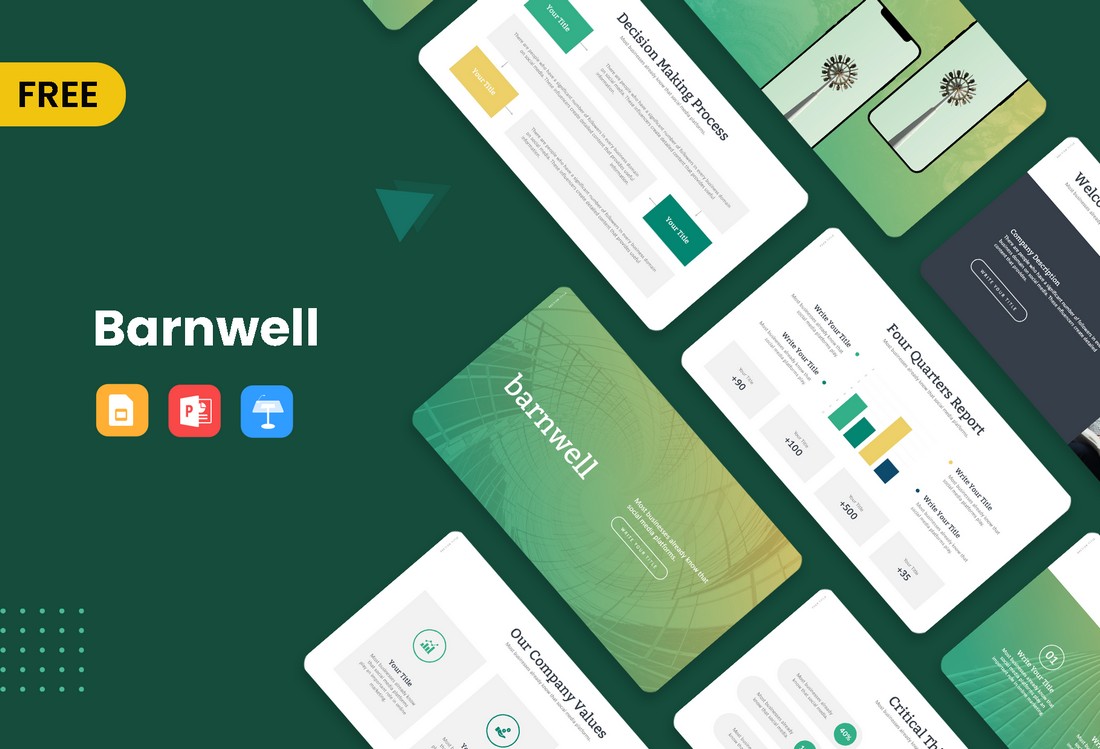 Barnwell Kostenloses Business Keynote Template