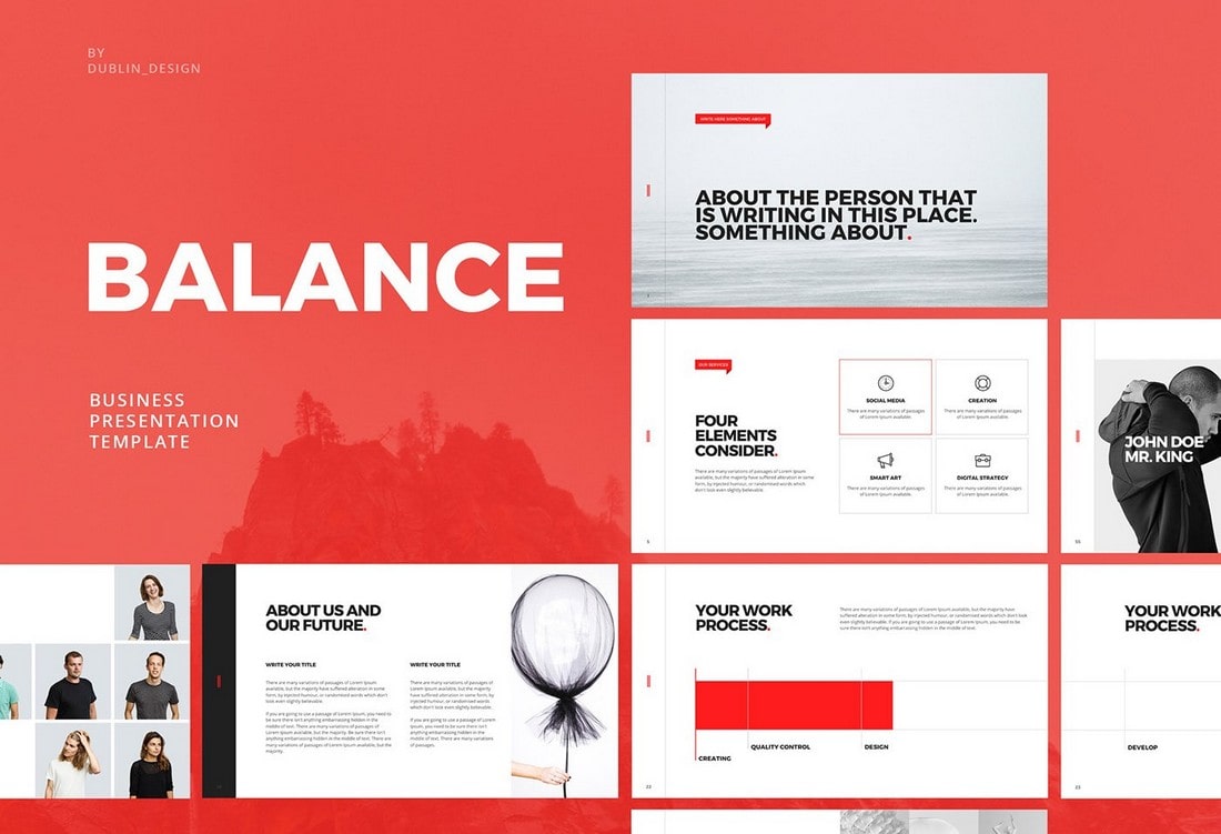 Balance - Kostenloses Keynote- & PowerPoint-Template