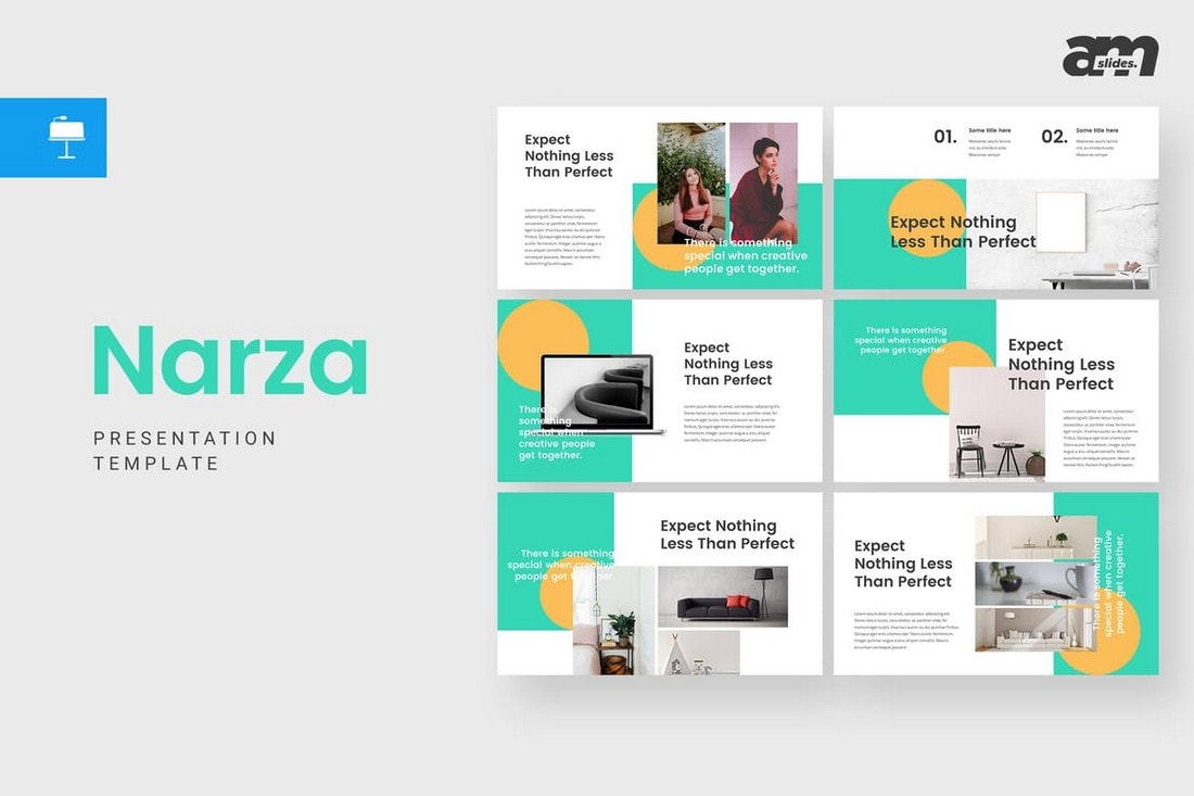 Narza - Kreatives Keynote Template