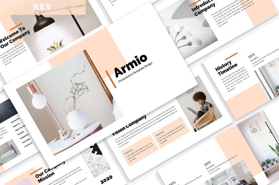 Armio - Modernes Business Keynote Template