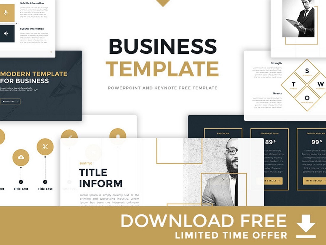 The Business - Kostenloses Keynote Template