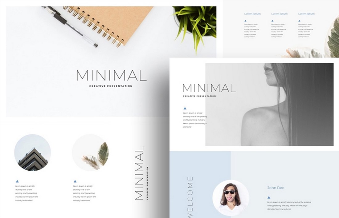 Minimal - Free Clean & Simple Keynote Template