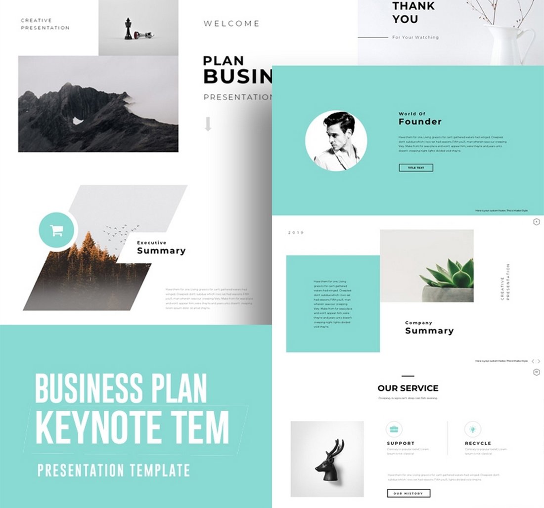 Business Plan - Free Keynote Template