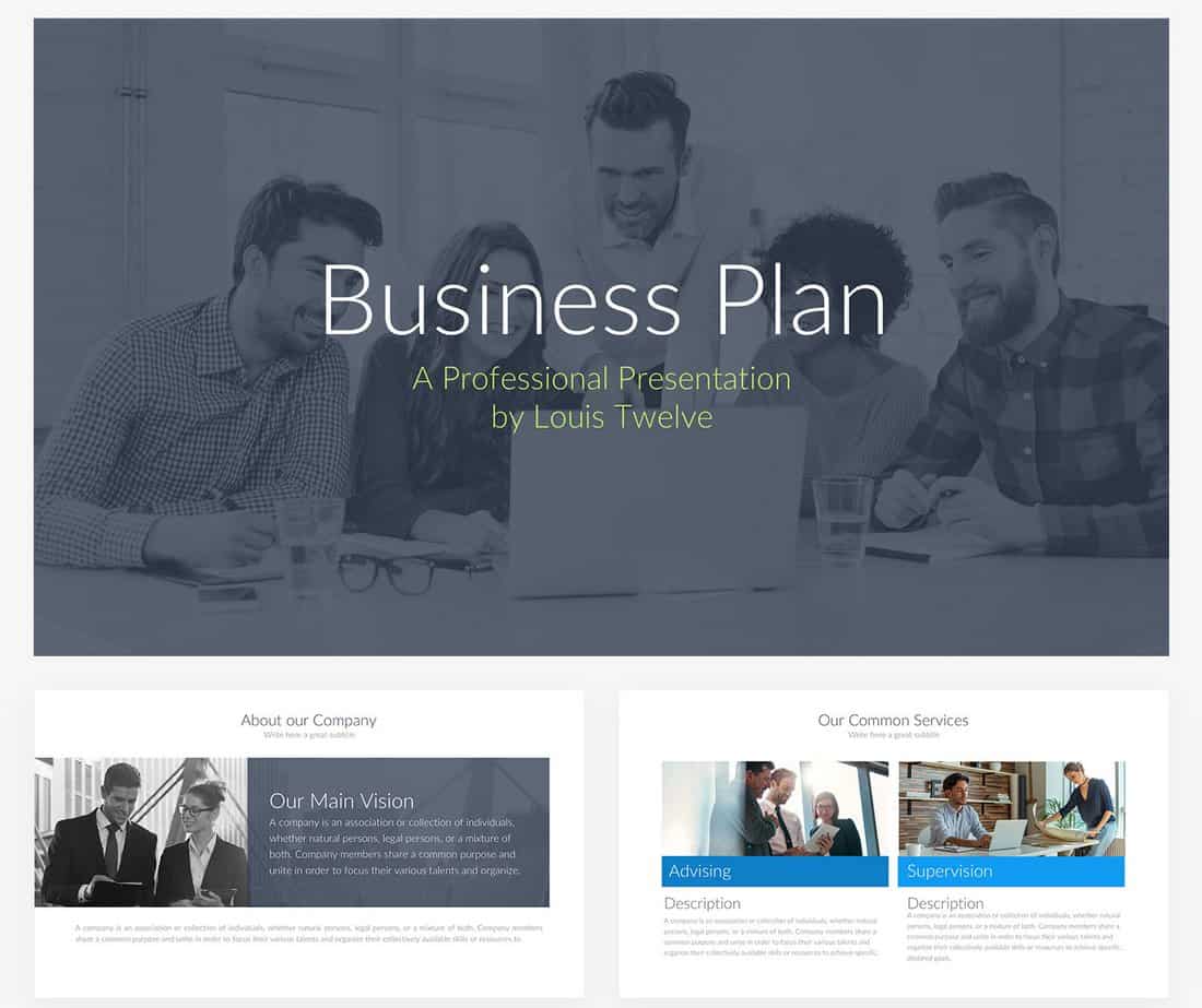 Business Plan - Free Keynote Template