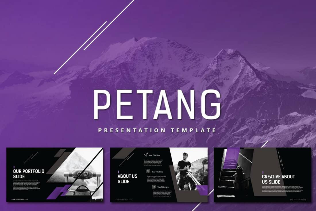 Petang - Kostenlose Keynote-Präsentationsvorlage