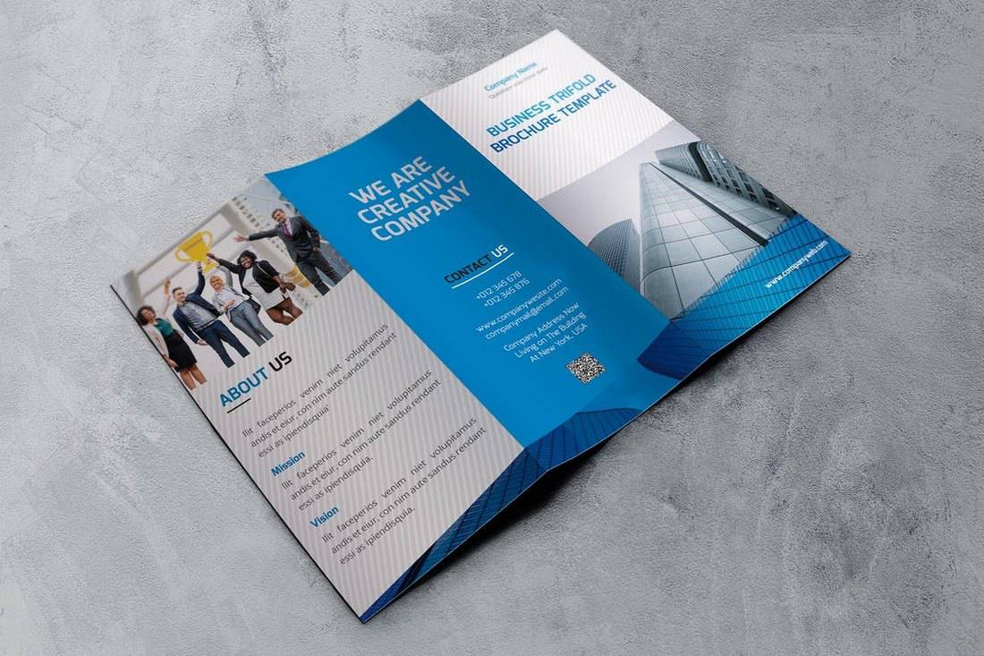 Company Trifold Brochure Template