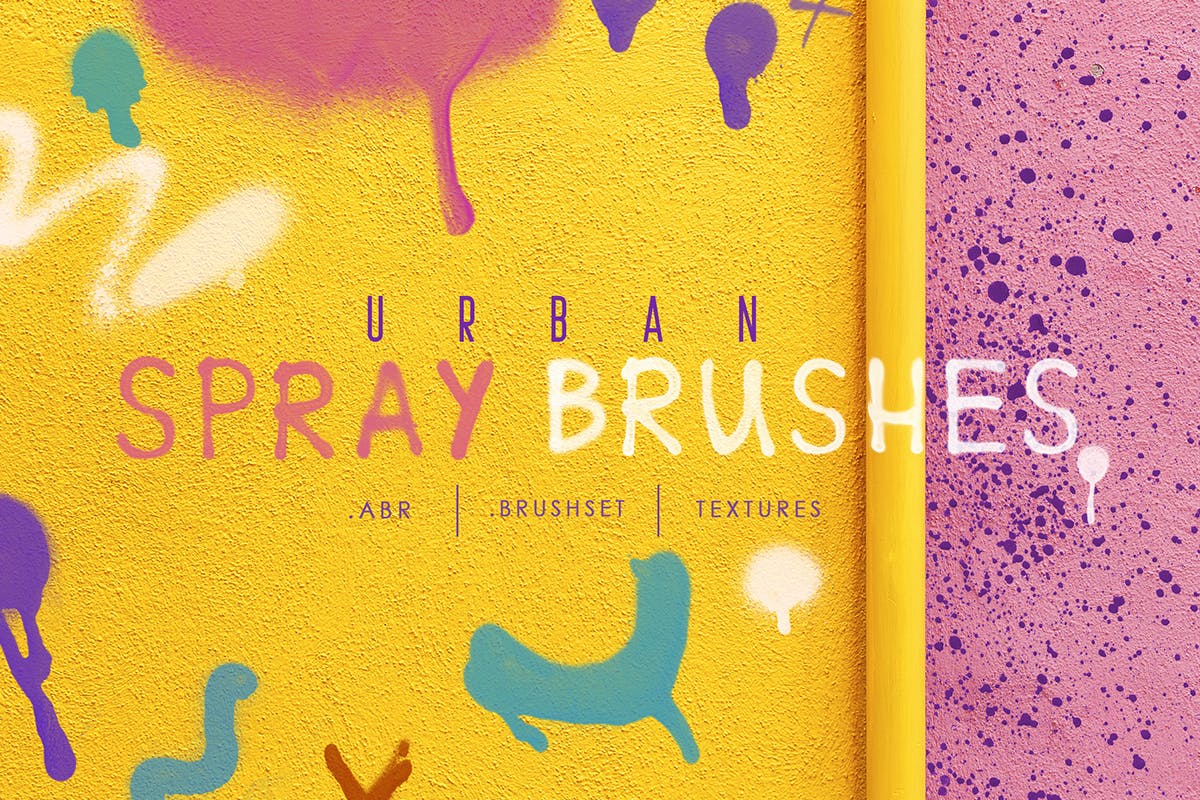 Urban Spray Brushes for Photoshop