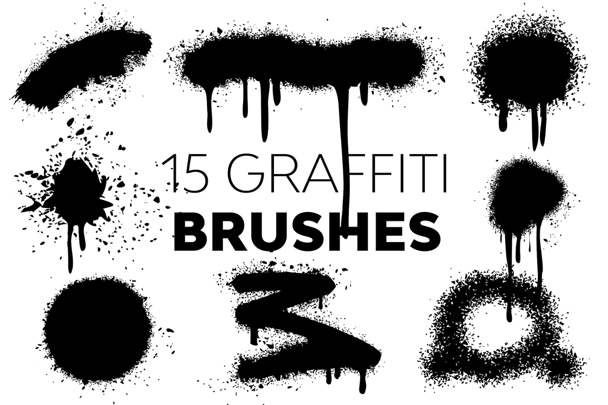 15 Graffiti Brushes for Photoshop