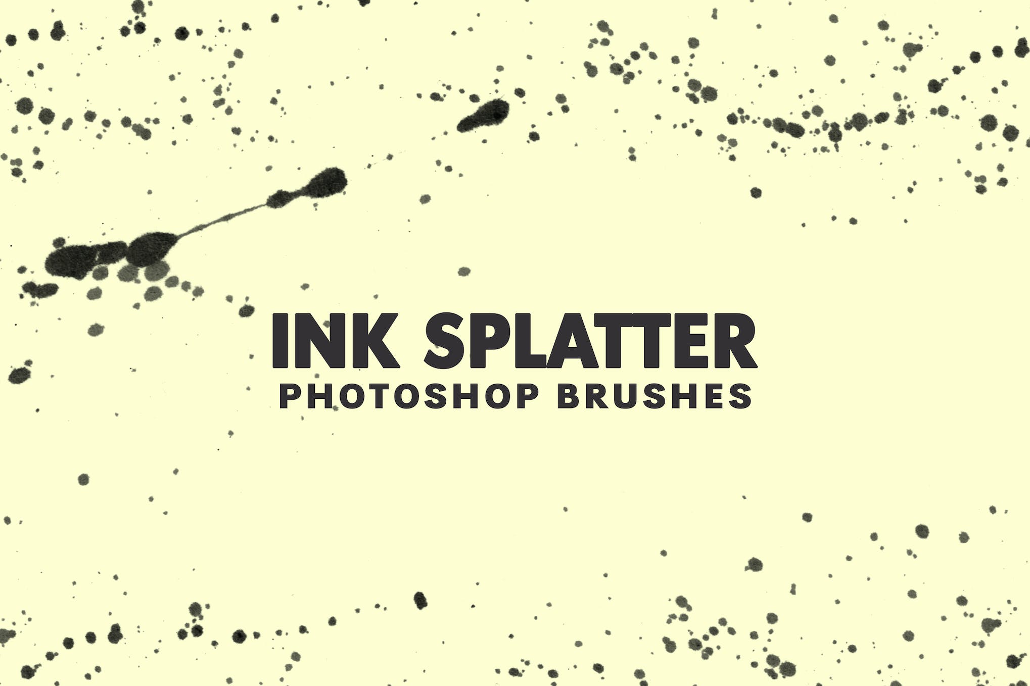 Ink Splatter Brushes for Photoshop