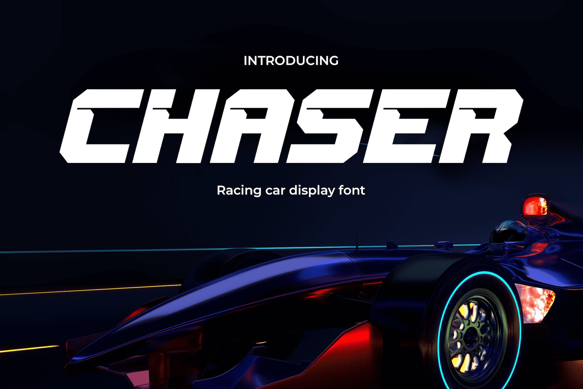 Chaser - Rennschriftart für Sport & Gaming