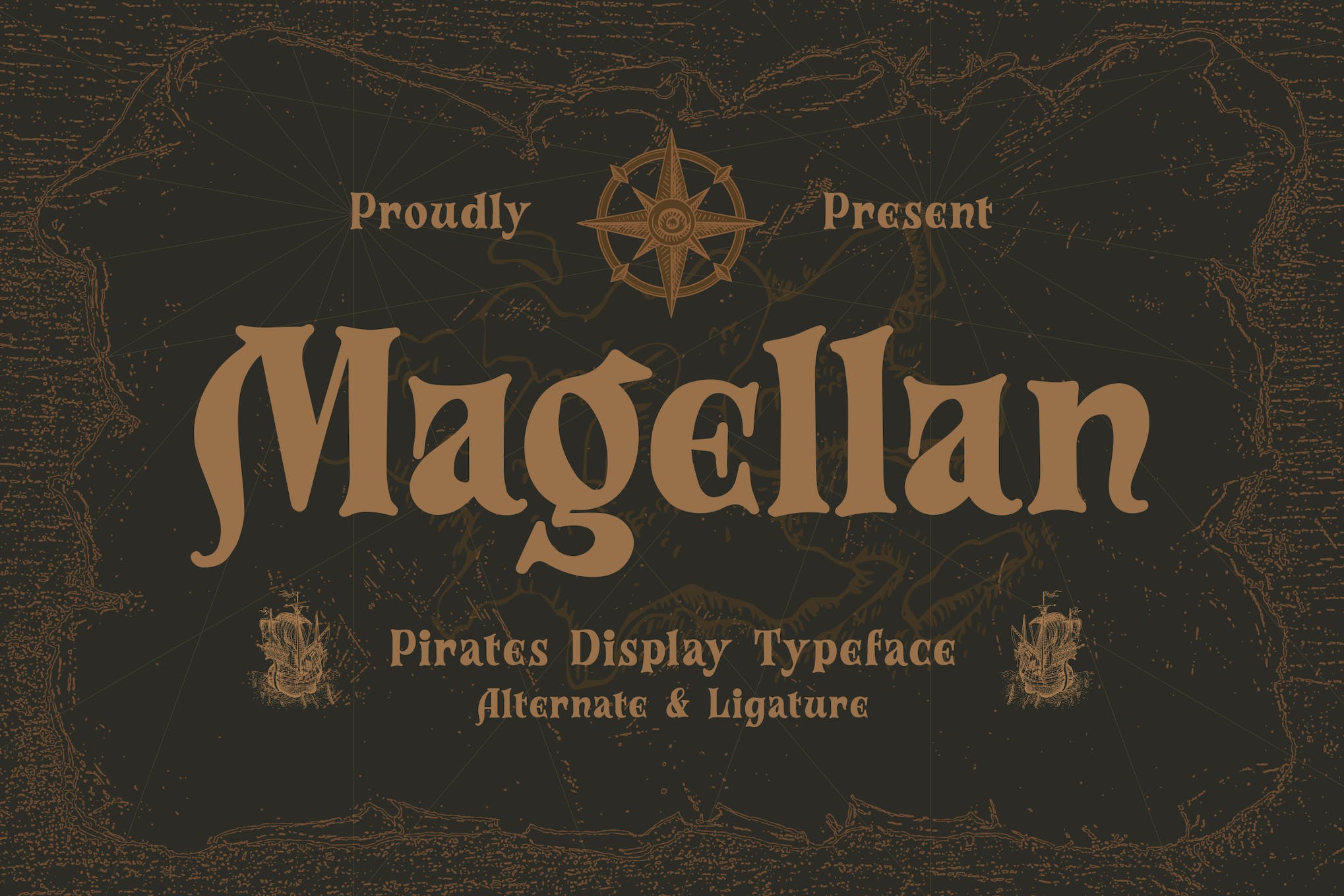 Magellan - Piraten-Display-Schriftart