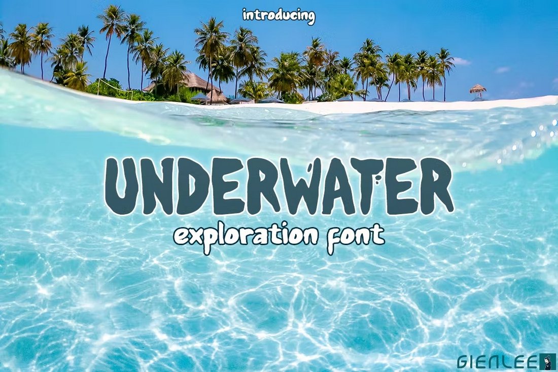 Underwater - Unter dem Meer Schriftart