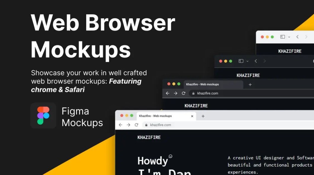 Web Browser Mockups