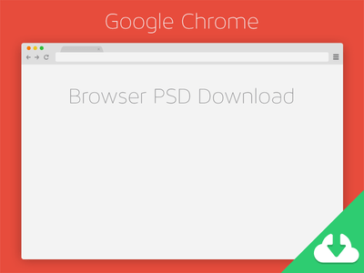 Chrome Browser PSD-Download