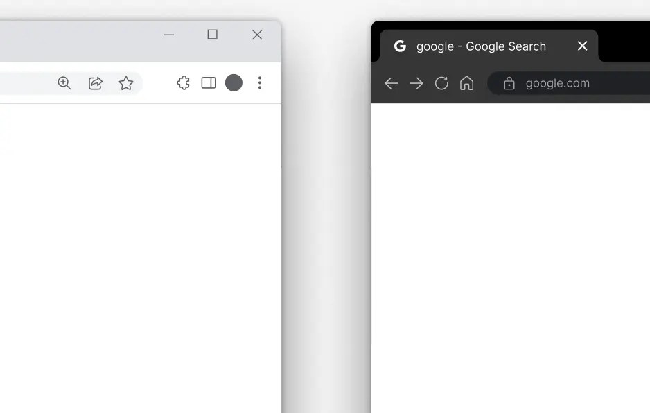 Einfacher Google Chrome Browser