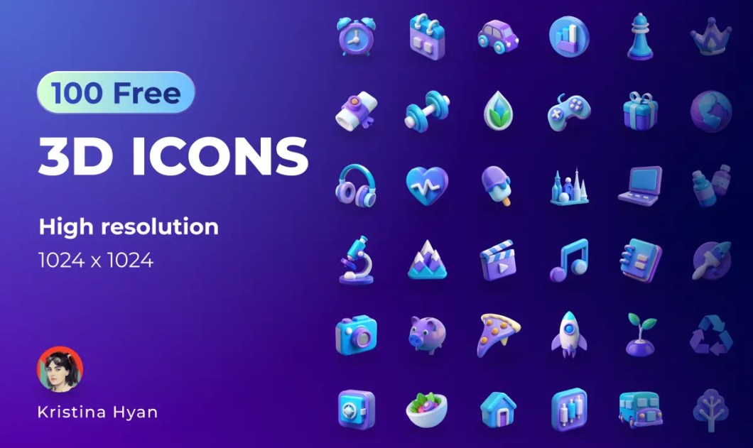 3D Icons Pack