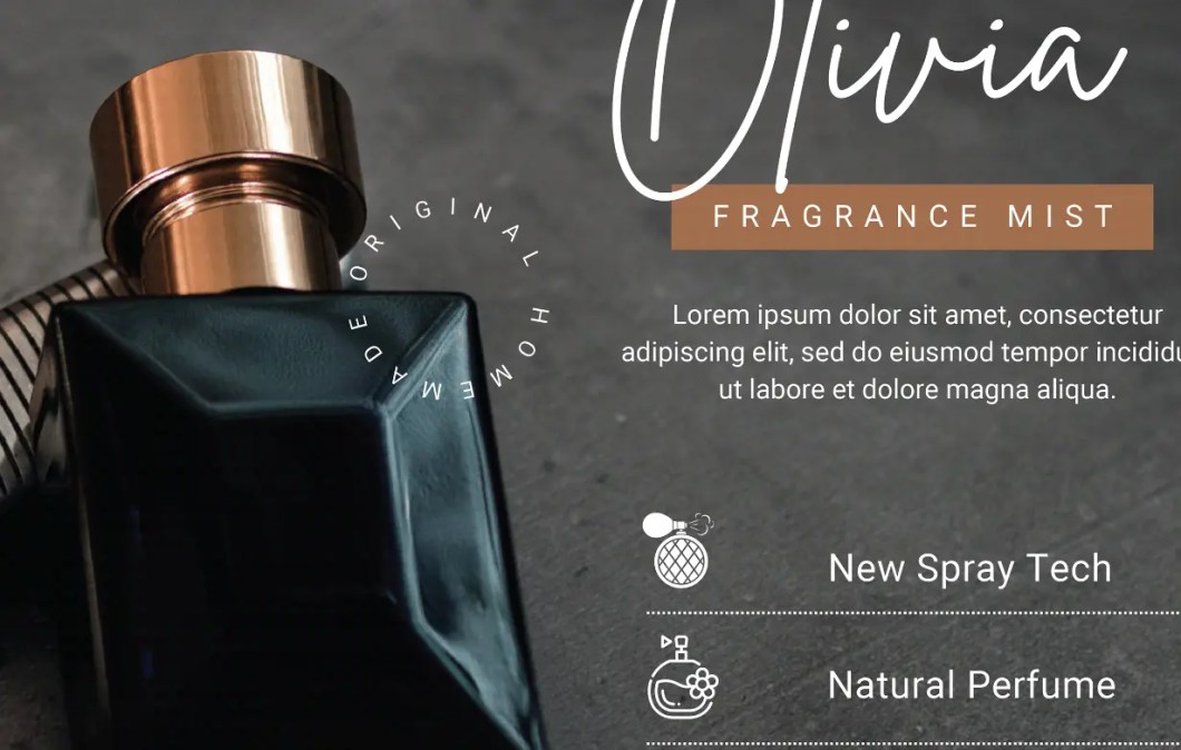 Fragrance Perfume post design with free vector file