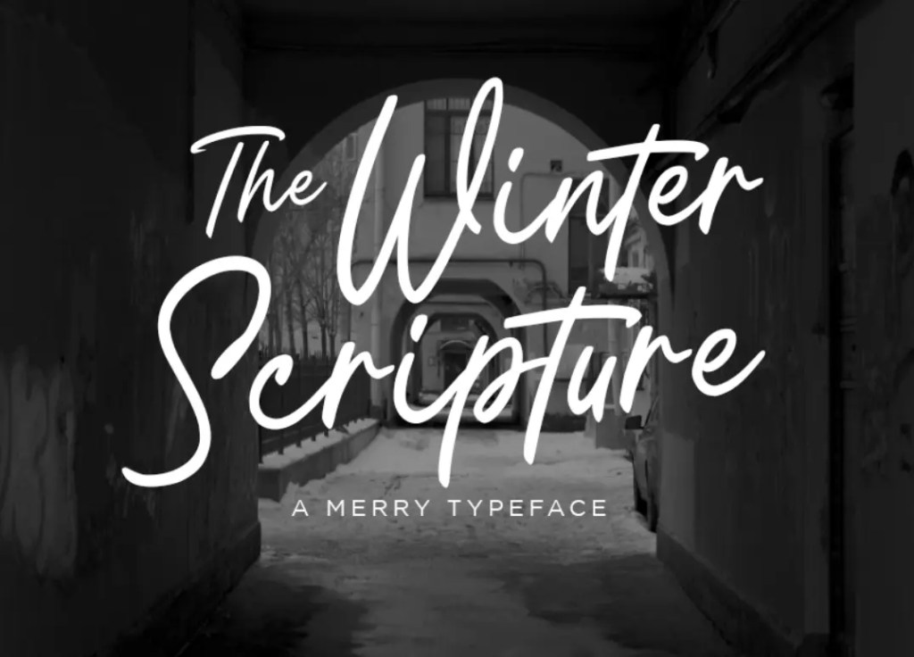 The Winter Scripture Font