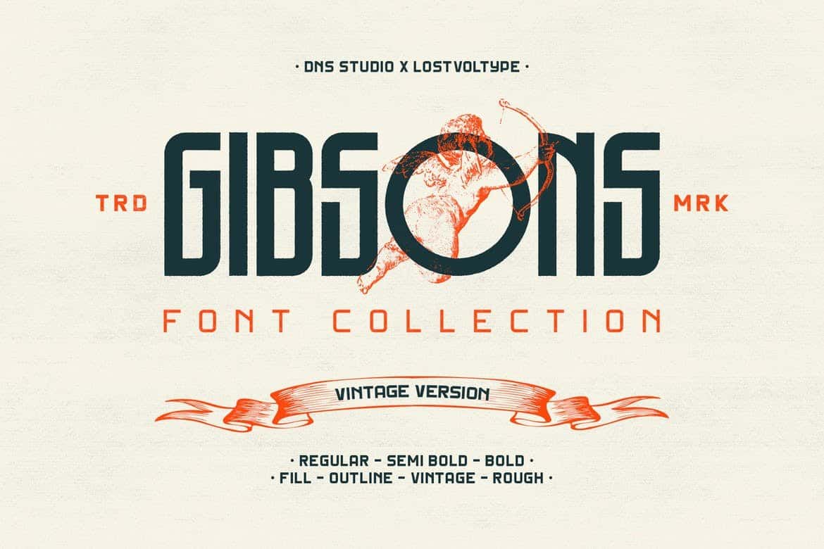 Gibsons Modern-Vintage Font