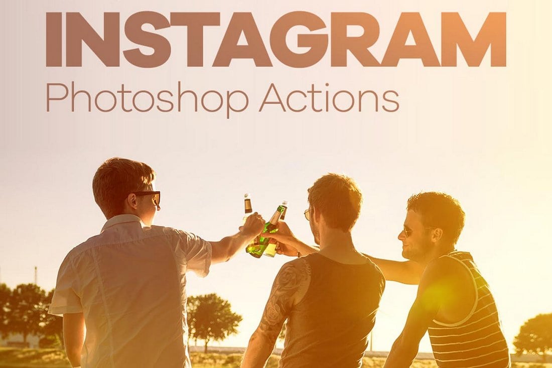 30 Kostenlose Instagram Photoshop-Aktionen