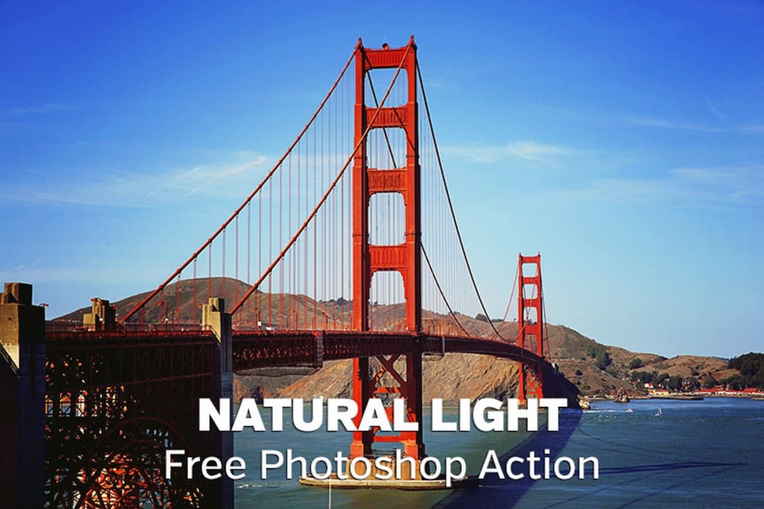 Natürliche Licht-Landschaft Photoshop-Aktion