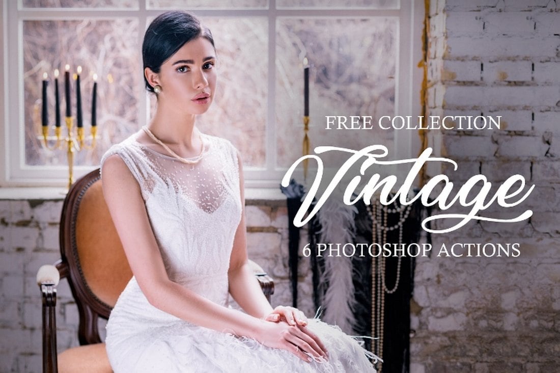 6 Kostenlose Vintage-Hochzeits-Photoshop-Aktionen