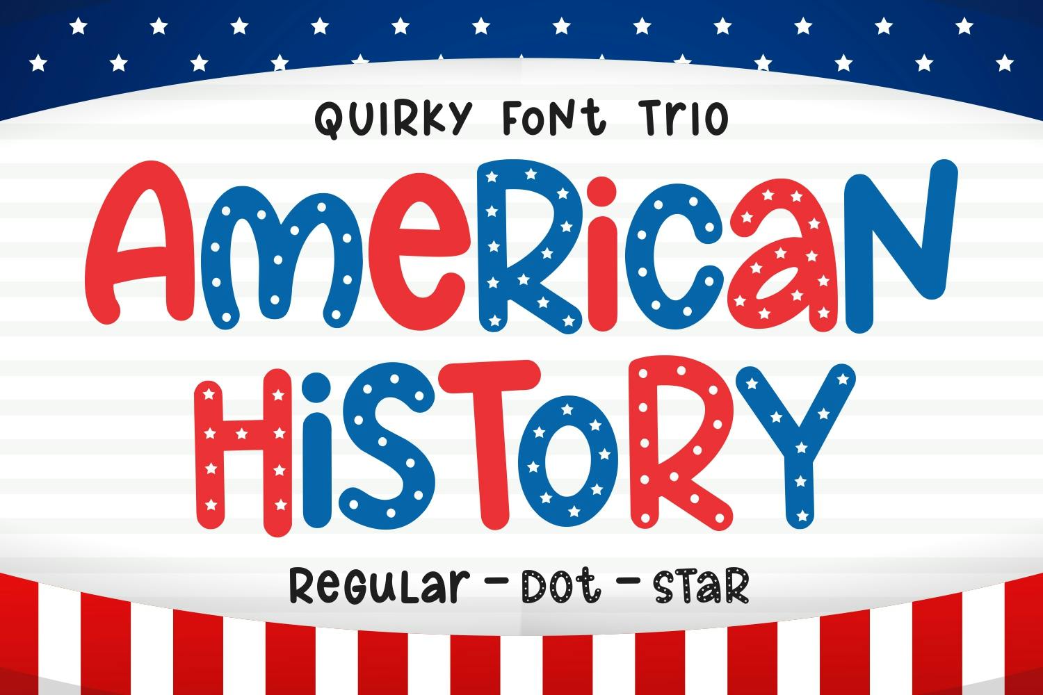 AmericaN History - Eigenwilliges Schriftart-Trio
