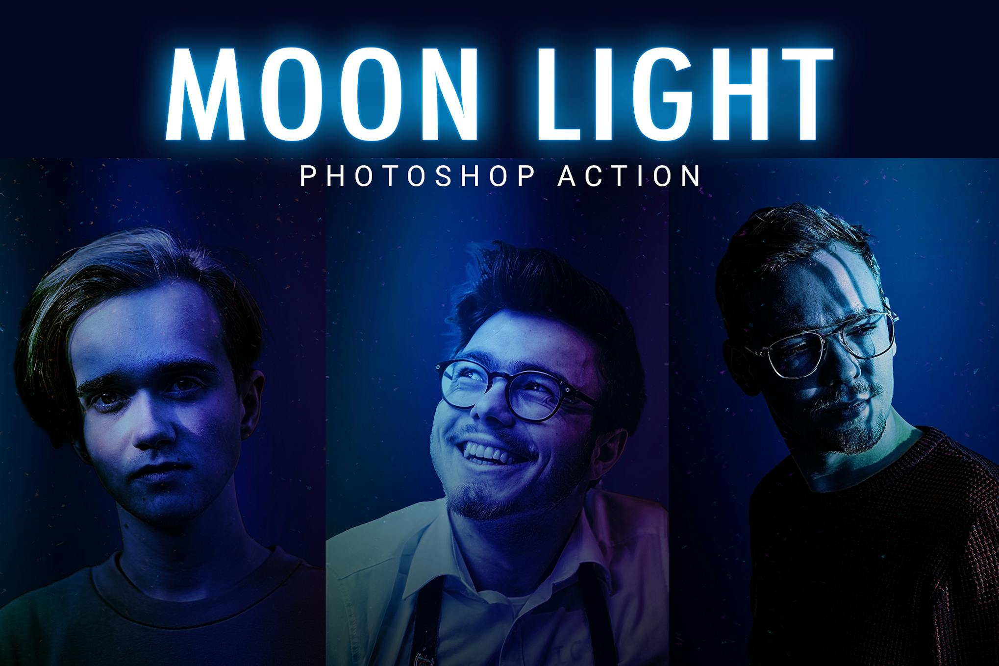 Mondlicht-Schatten-Photoshop-Aktion
