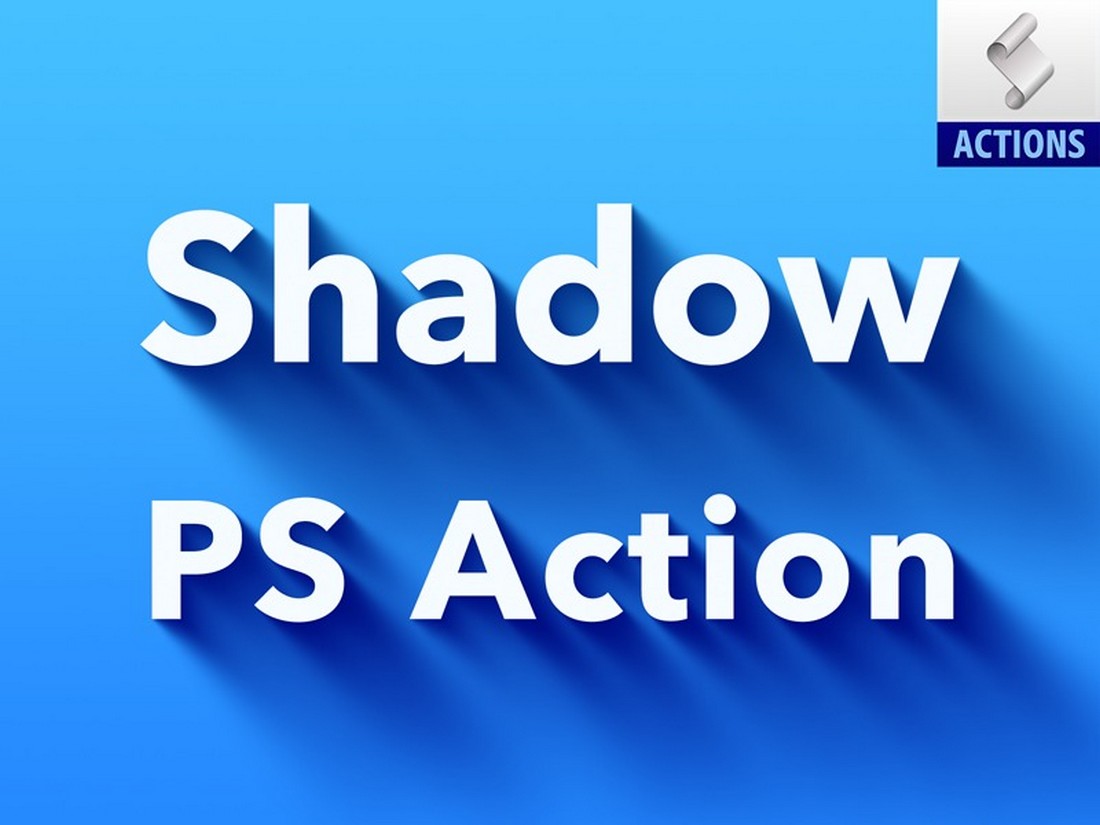 Kostenlose Schatten-Photoshop-Aktion