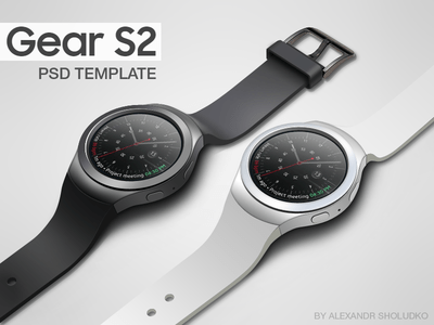 Mockup Samsung Gear S2