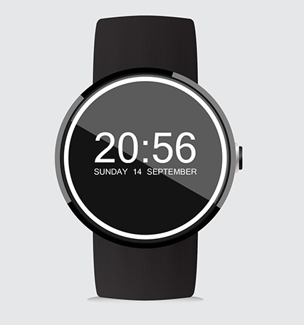 Slick Moto 360 Mockup Dark Mockup PSD