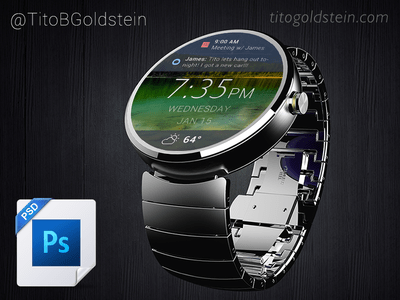 Android Wear – Wearable Mockup