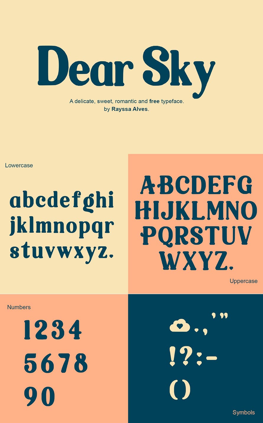 Dear Sky Free Typeface