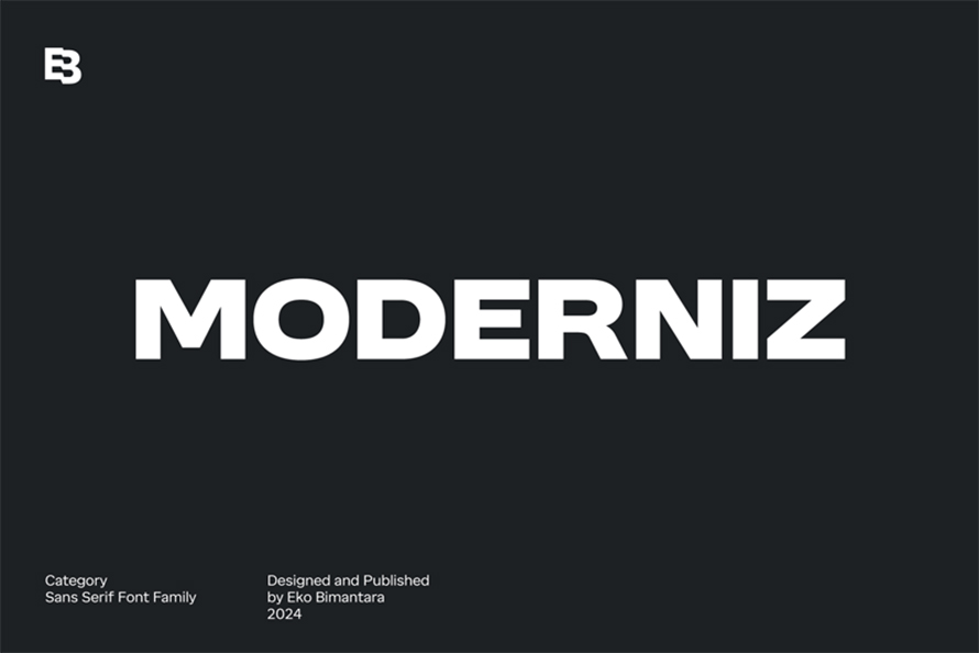 Moderniz Free Font