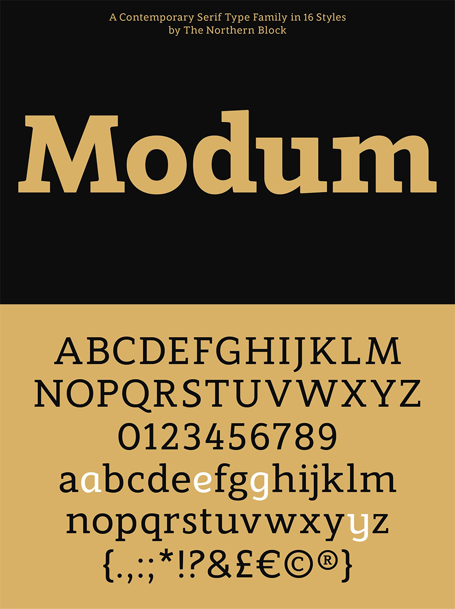 Modum Free Font