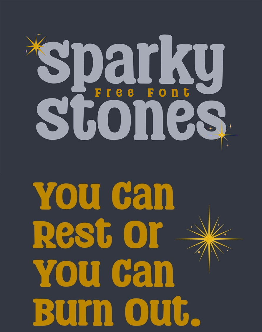 Sparky Stones Free Font