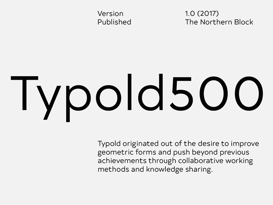 Typold Book 500 Free Font