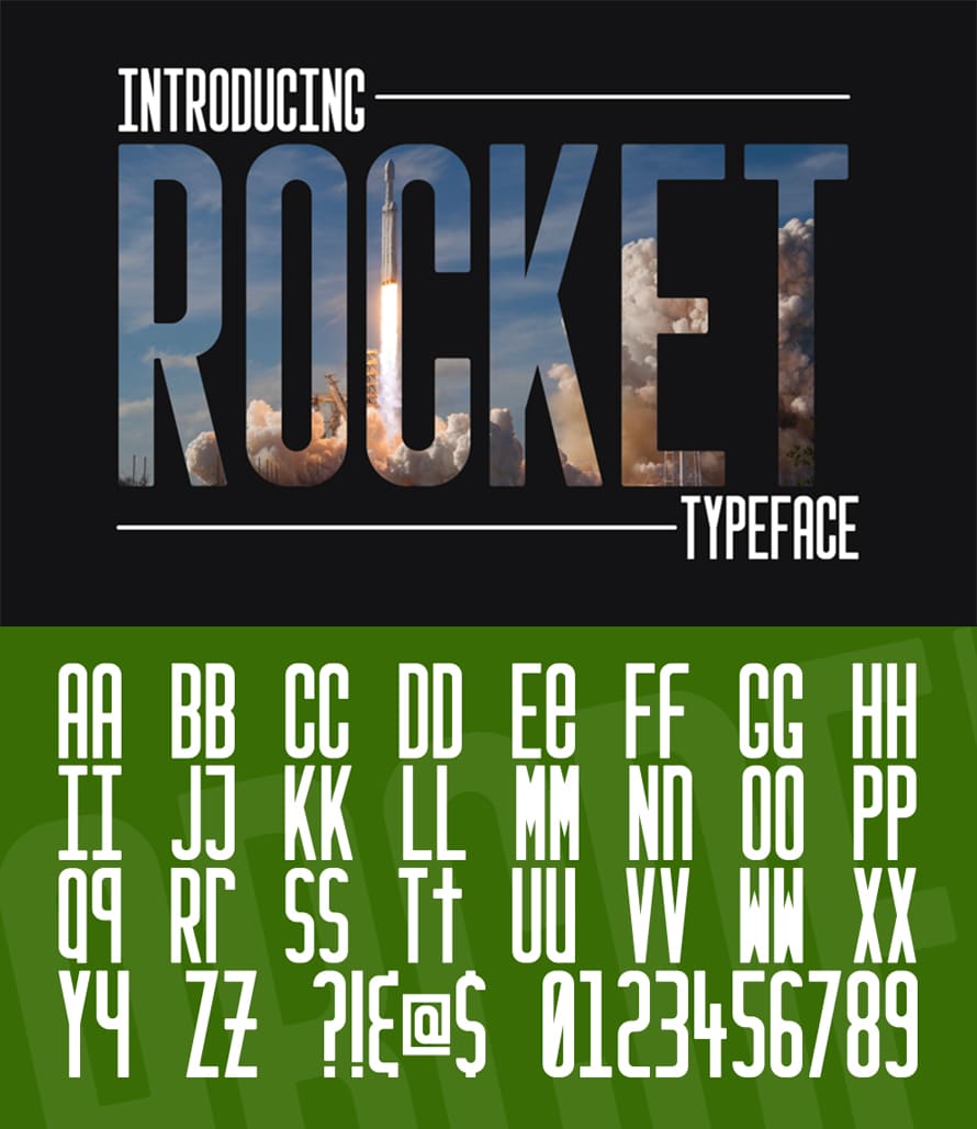 RC Rocket Free Font