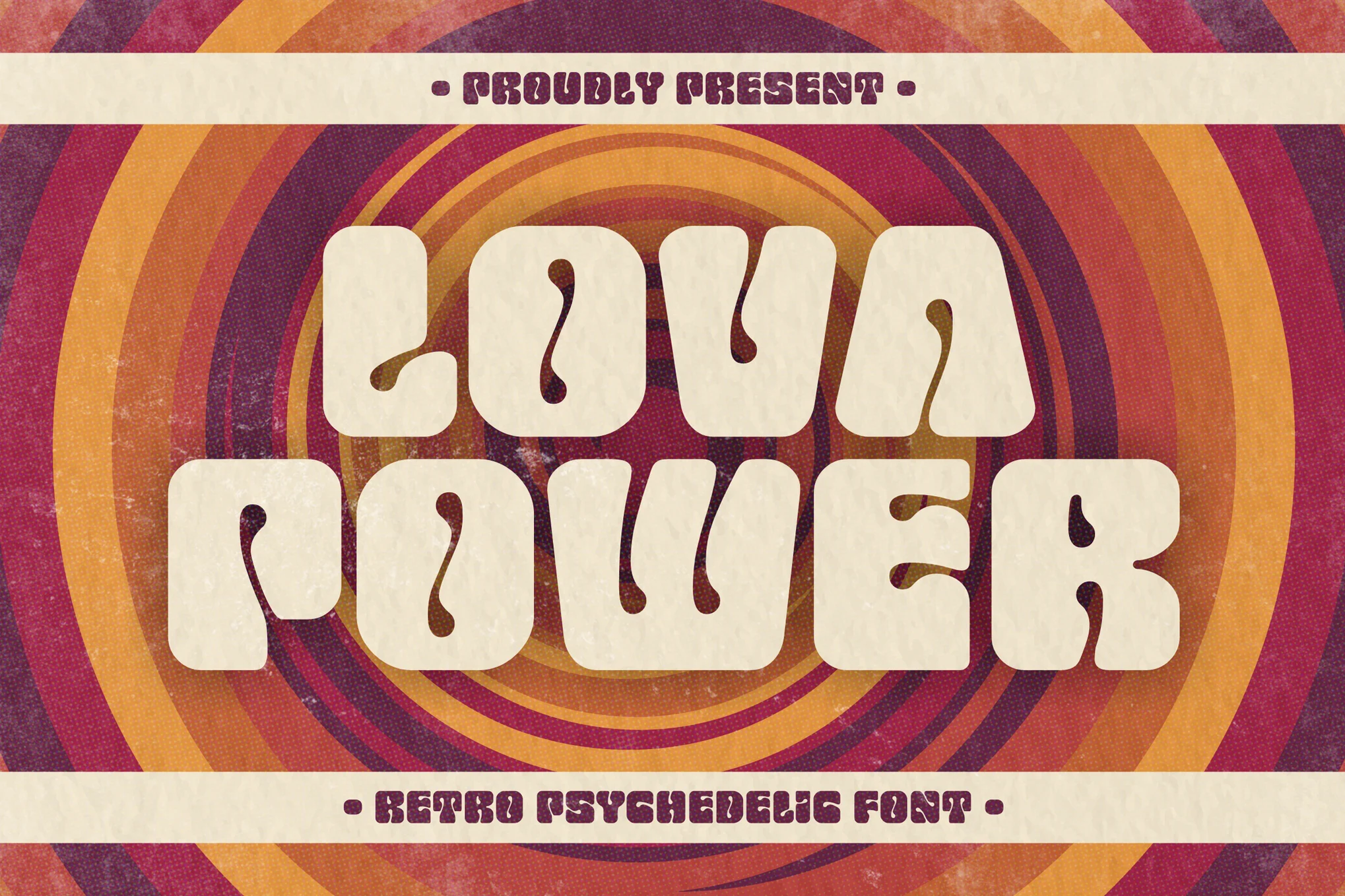 Lova Power - Psychedelic Font