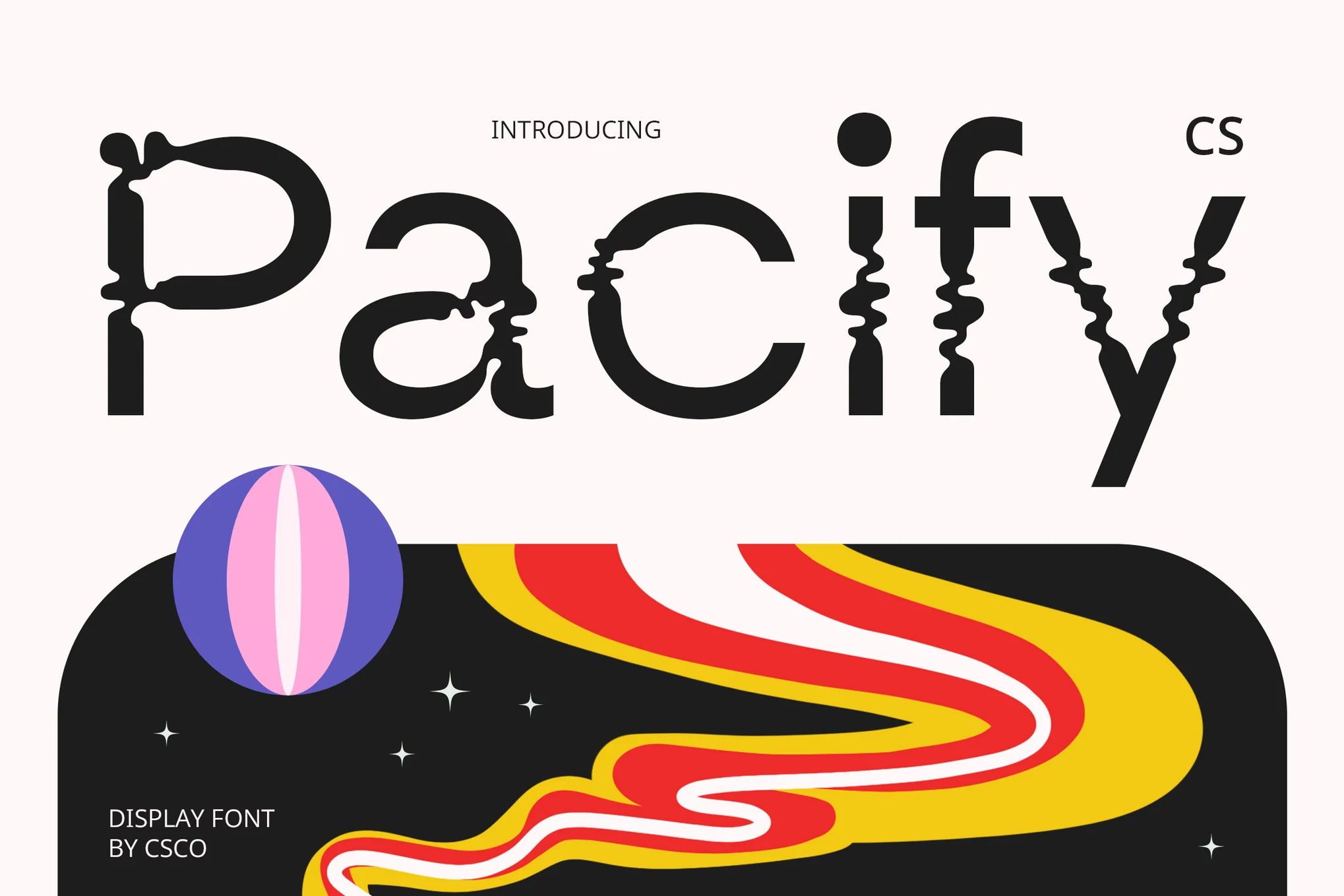 Pacify - Psychedelic Font