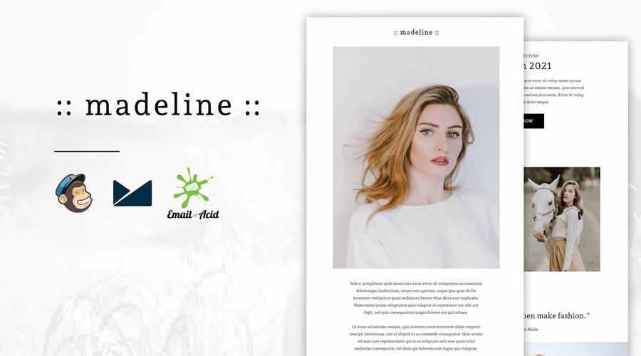 Madeline eCommerce responsives Newsletter-Template E-Mail