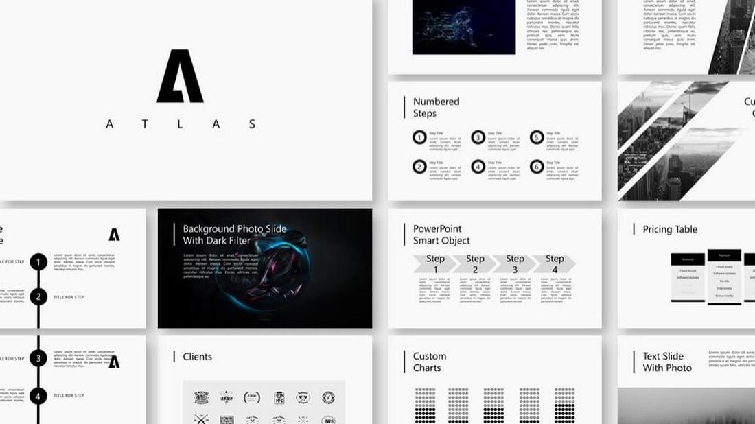 Atlas - Kostenlose elegante Keynote-Vorlage