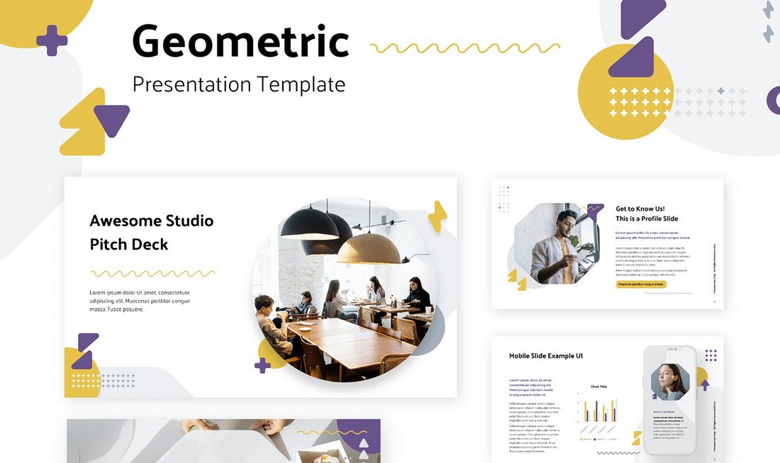 Geometric - Kostenloses Keynote Template