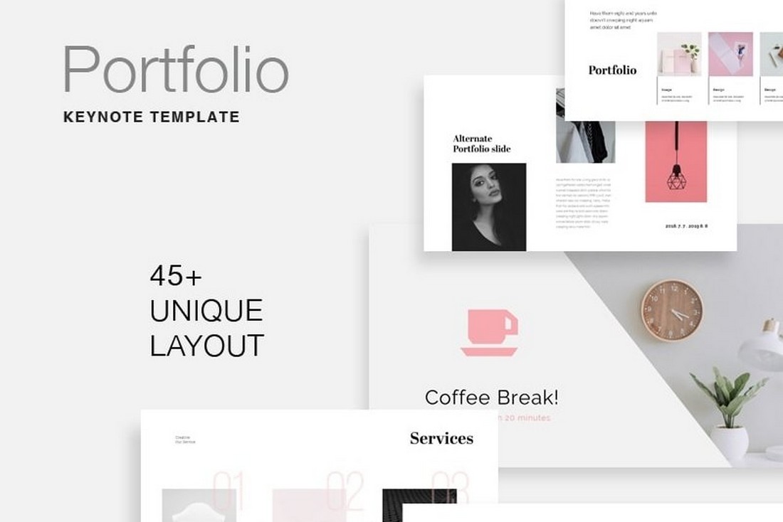 Portal - Kostenloses Portfolio Keynote Template