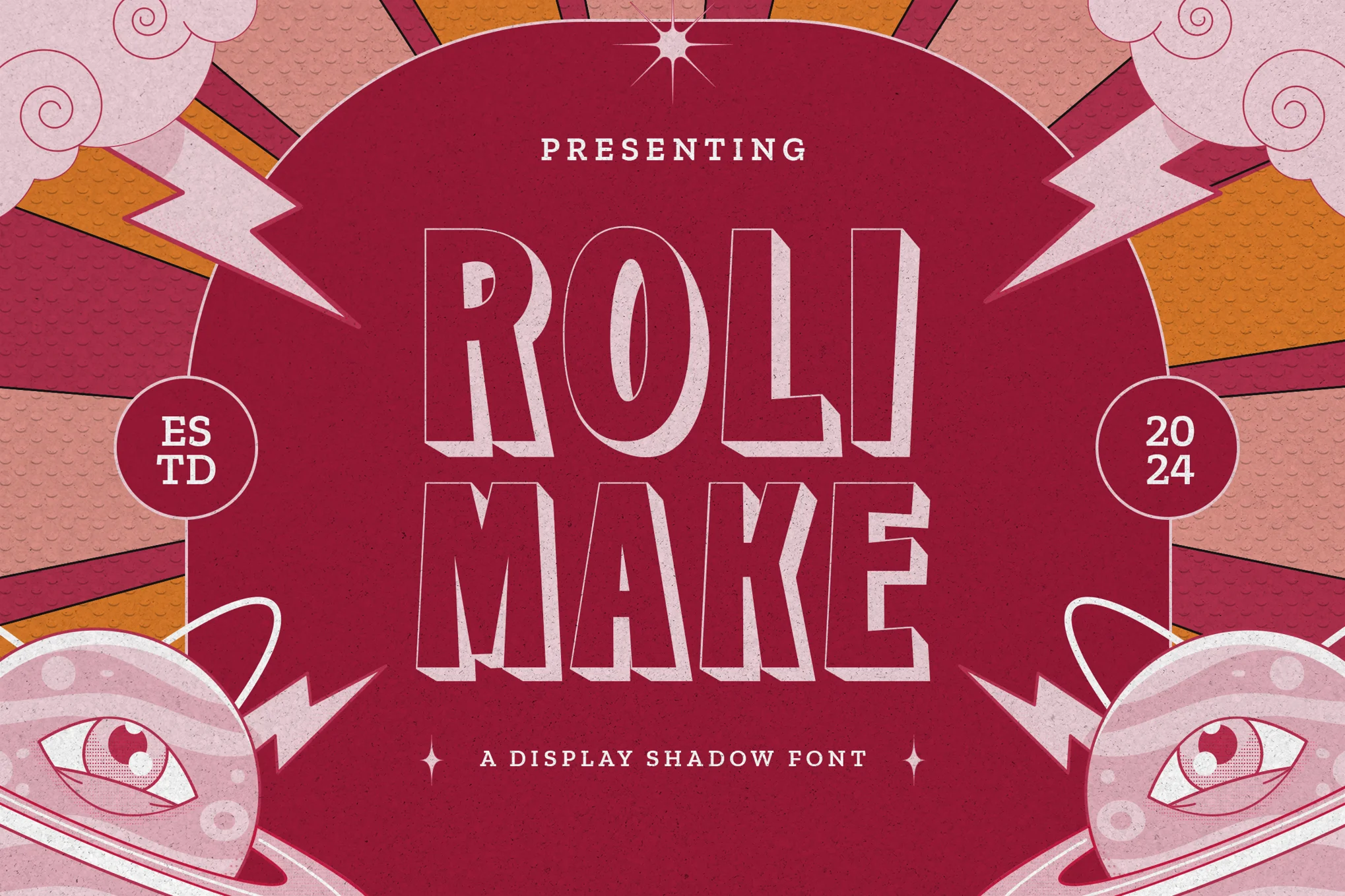 Rolimake - Shadow Display Font