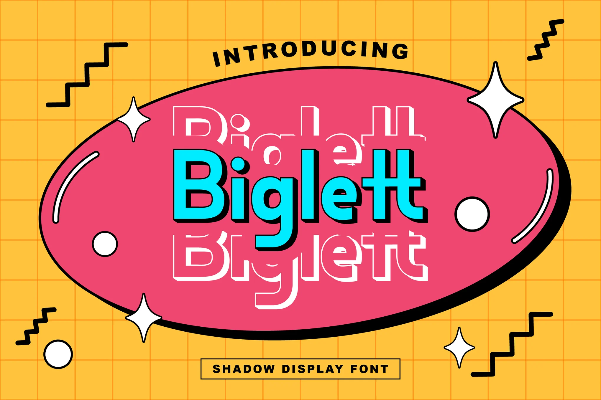 Biglett - Shadow Display Font